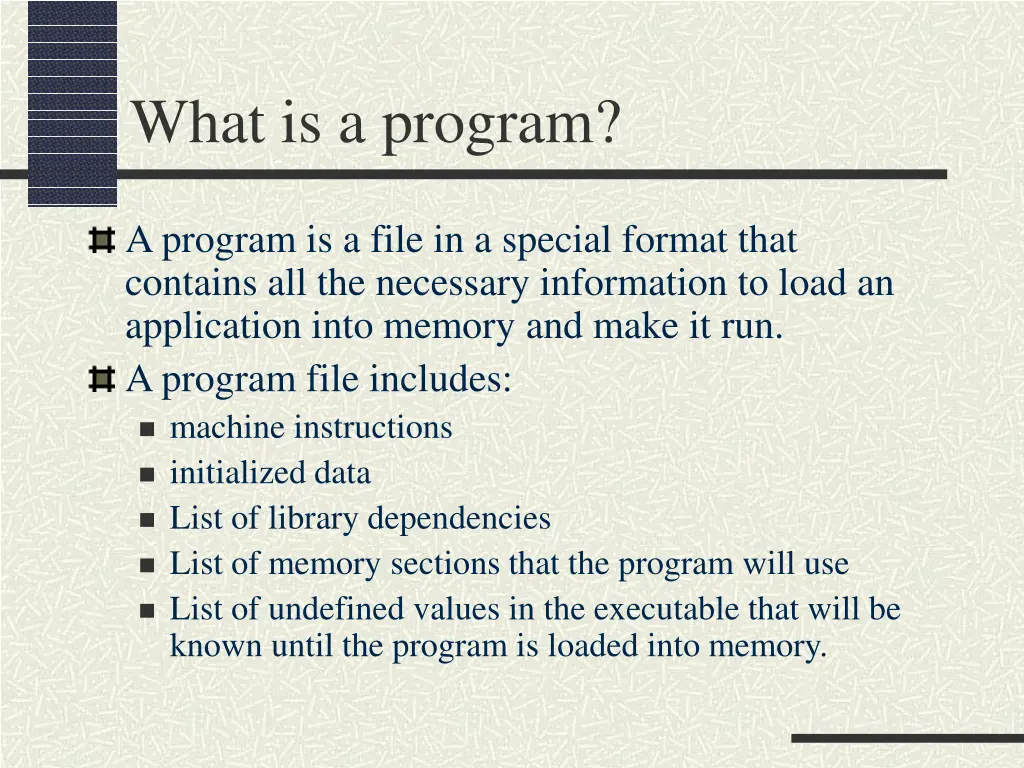 what is a program