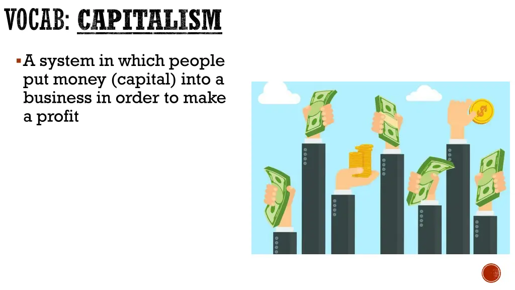 vocab capitalism