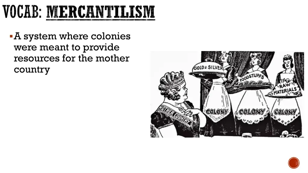 vocab mercantilism