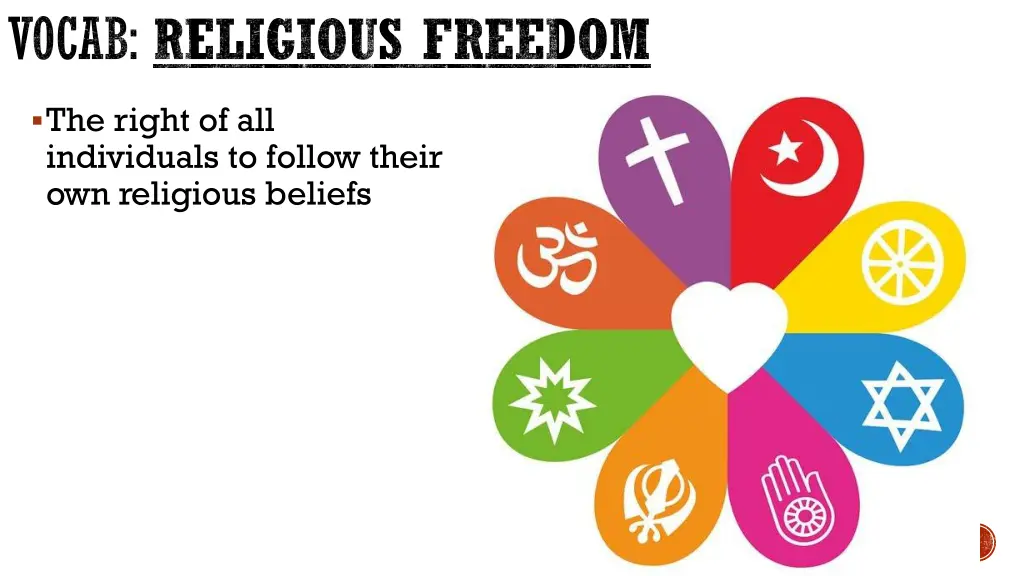 vocab religious freedom