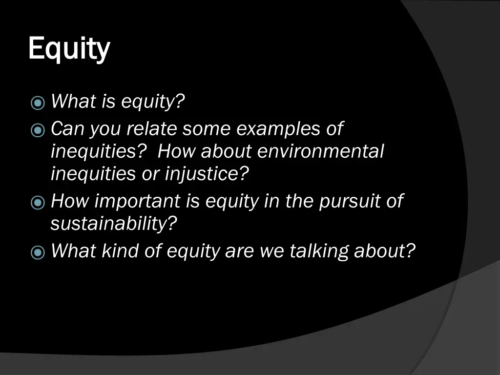 equity equity