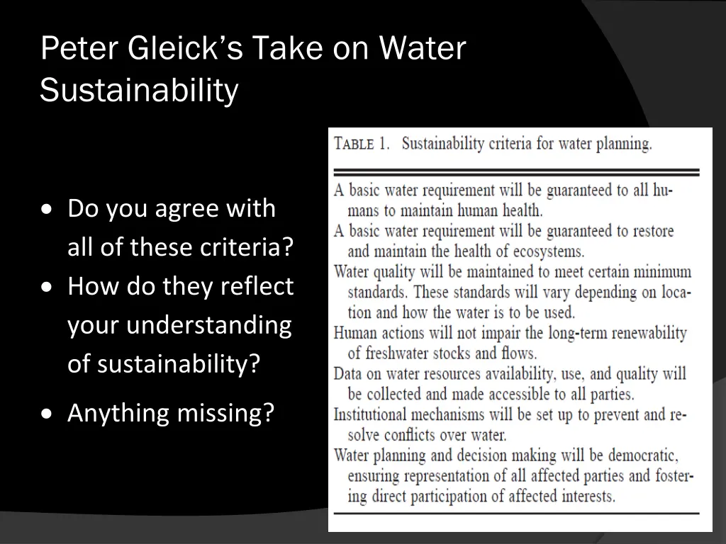 peter gleick s take on water sustainability 1