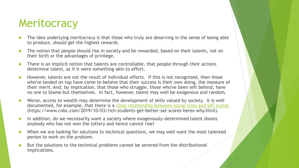 meritocracy