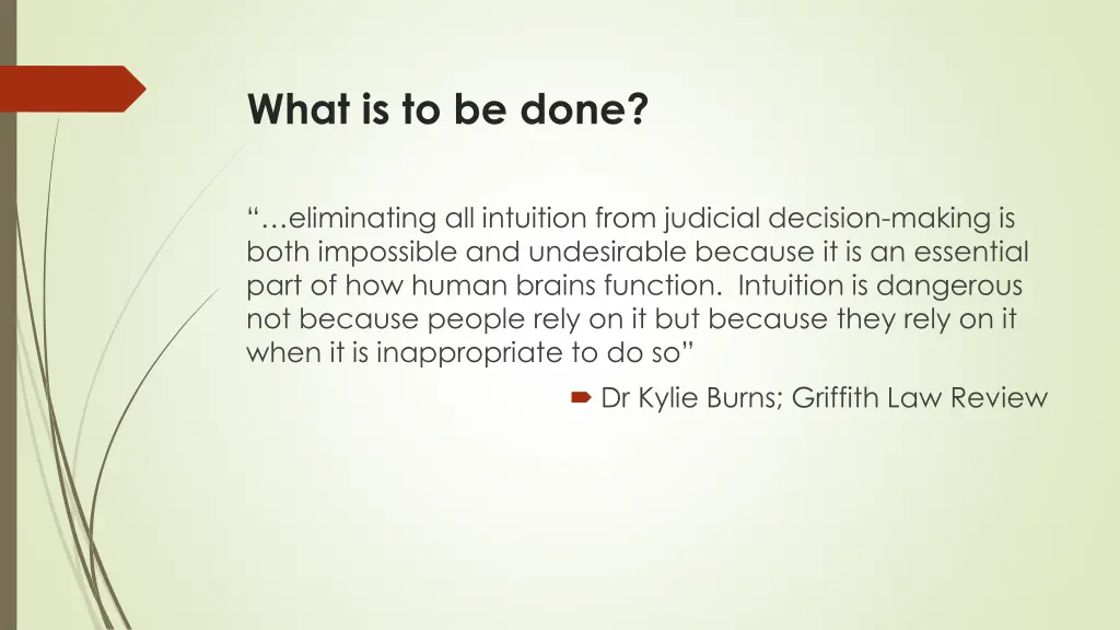 what is to be done