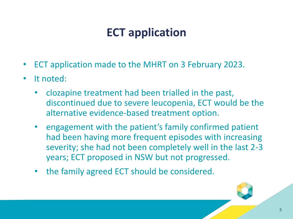 ect application