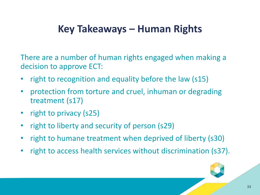 key takeaways human rights