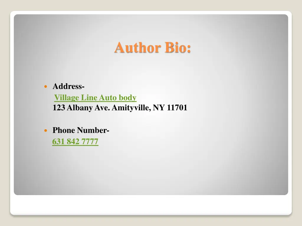 author bio