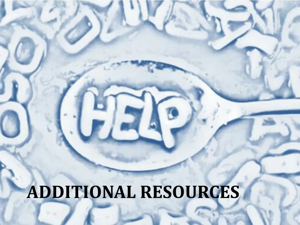additional resources