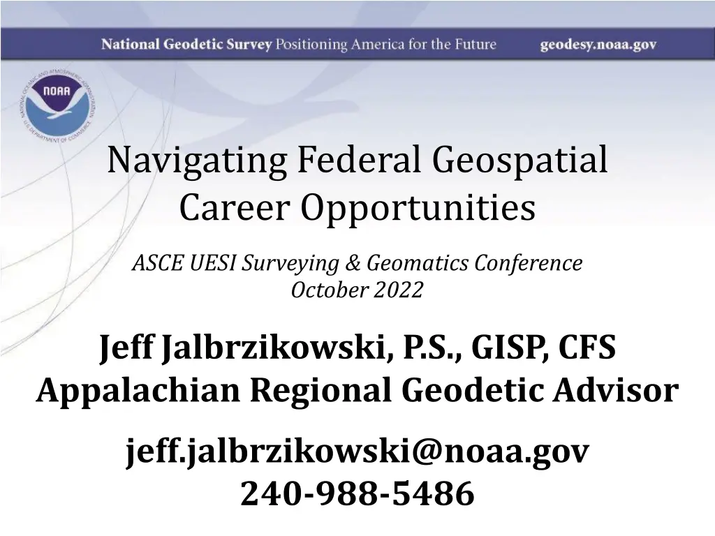navigating federal geospatial career opportunities