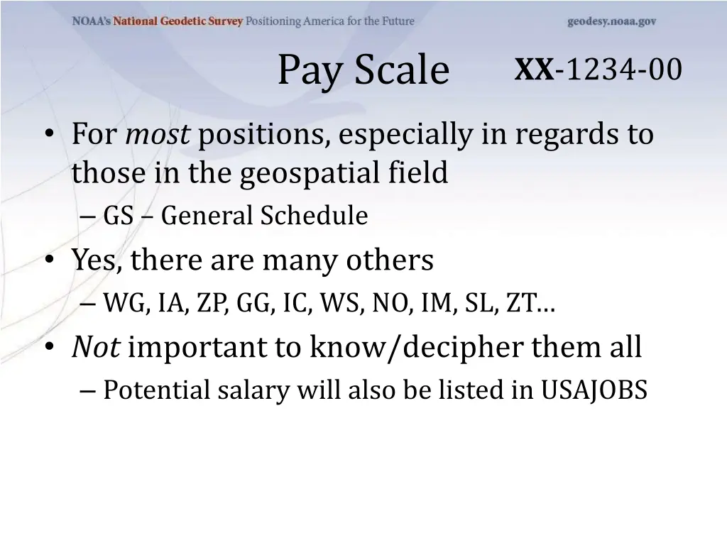 pay scale