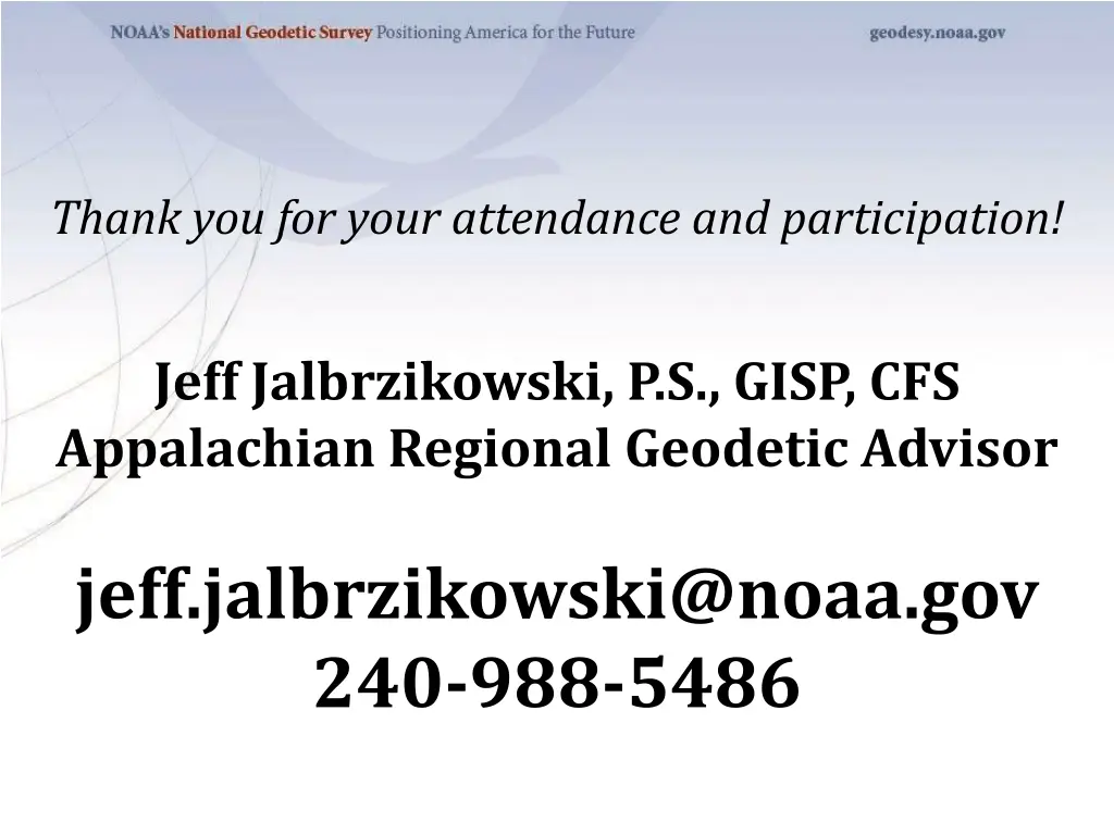 thank you for your attendance and participation