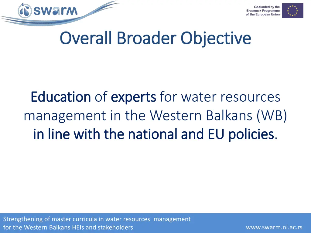 overall broader objective overall broader