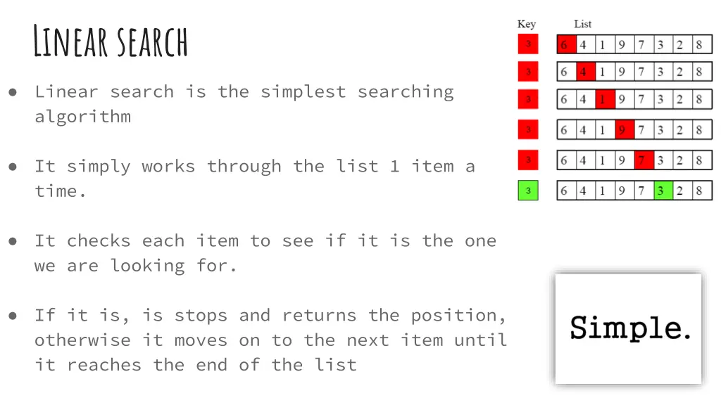 linear search
