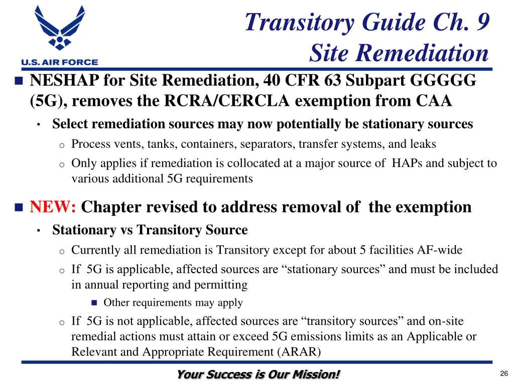 transitory guide ch 9 site remediation