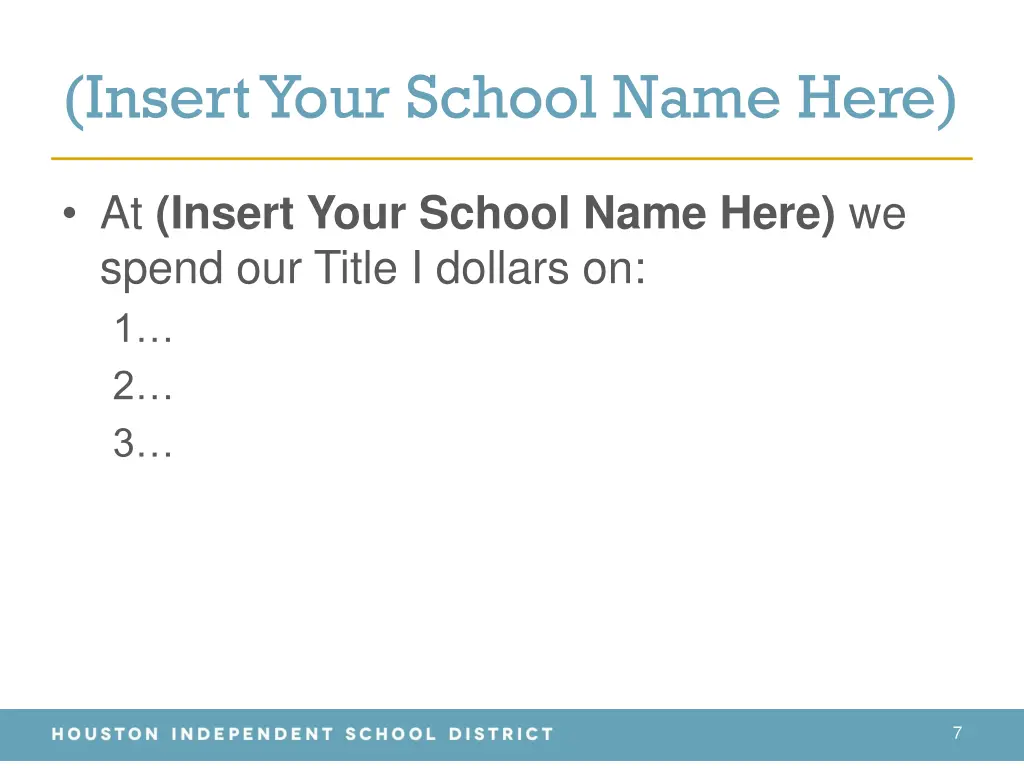 insert your school name here