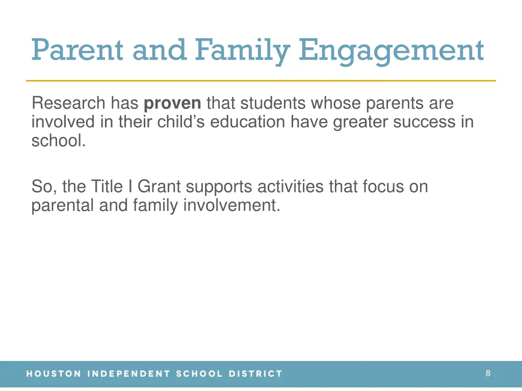 parent and family engagement