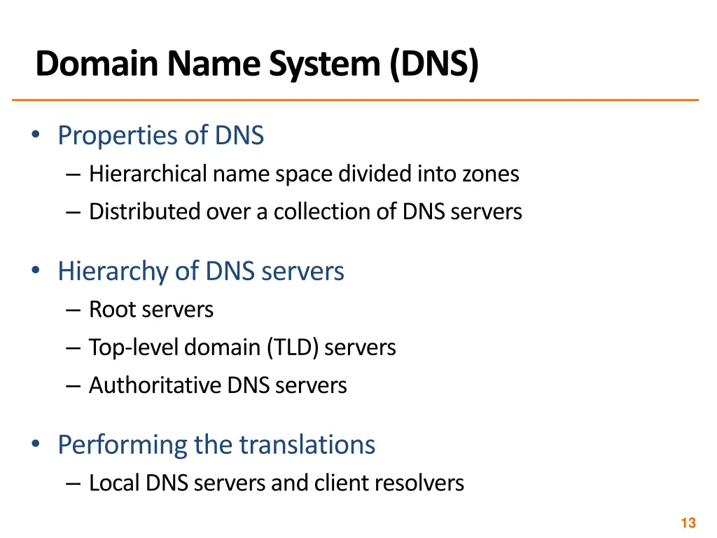 domain name system dns