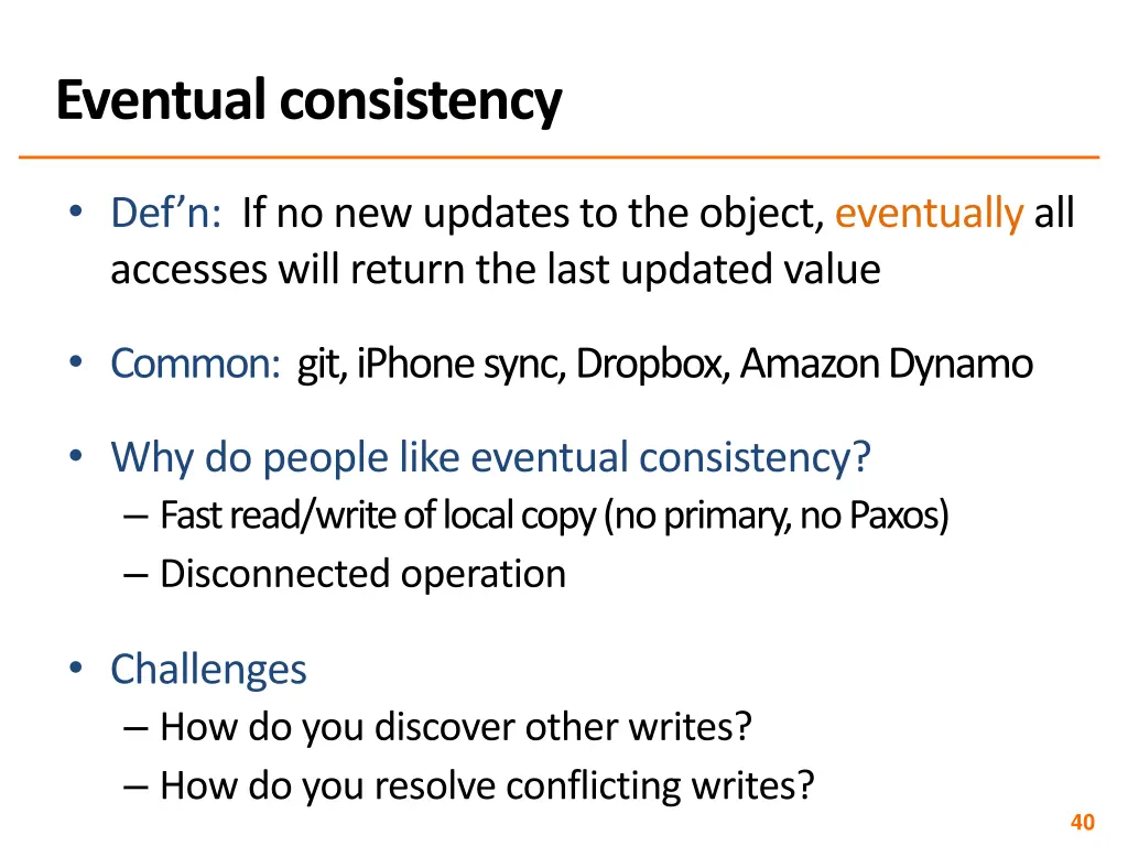 eventual consistency 1