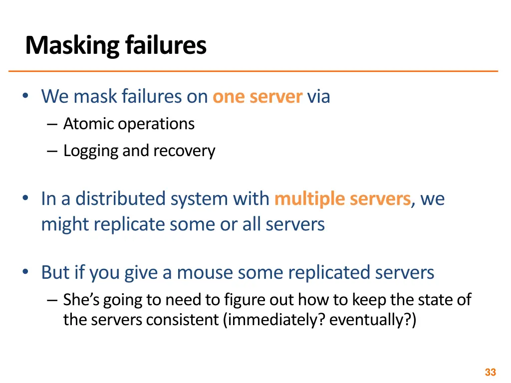 masking failures