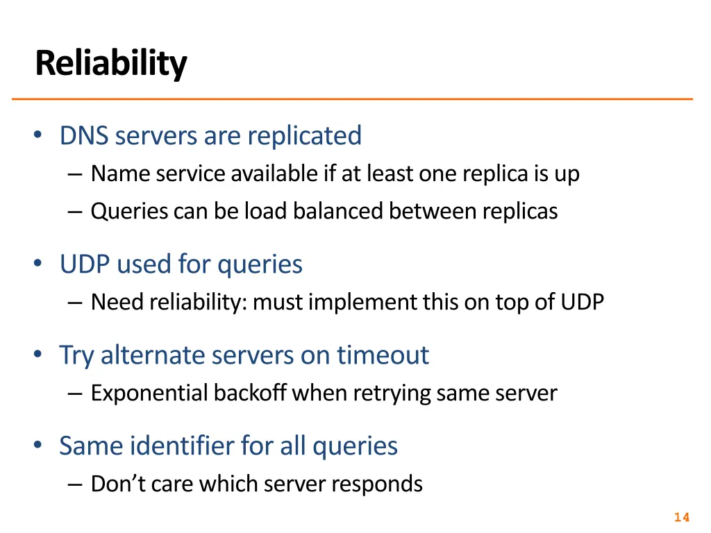 reliability