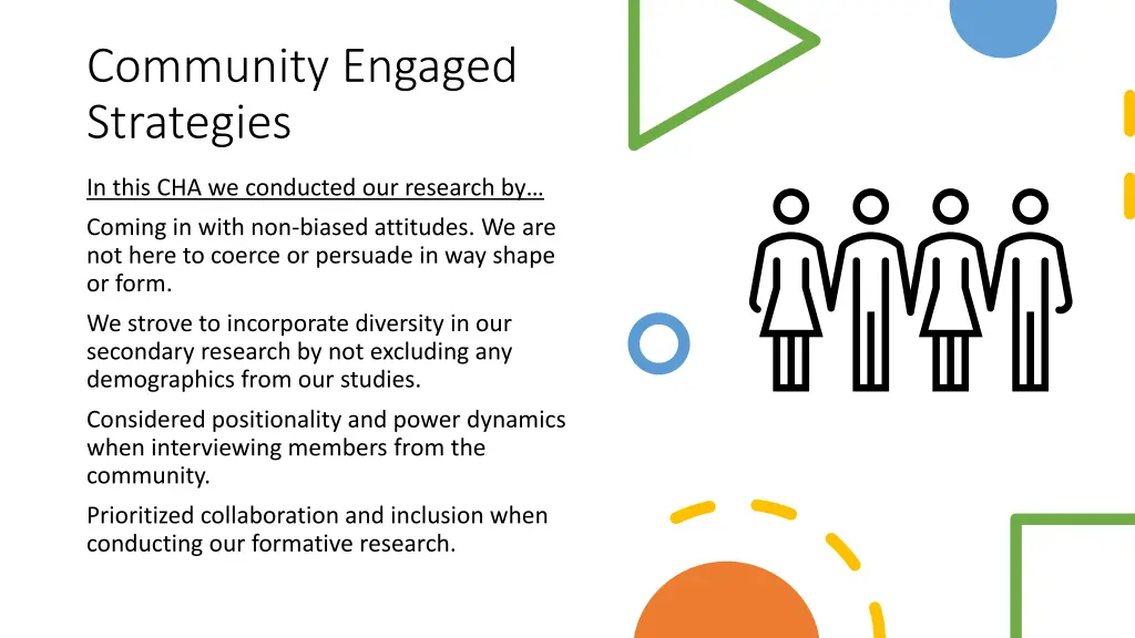 community engaged strategies