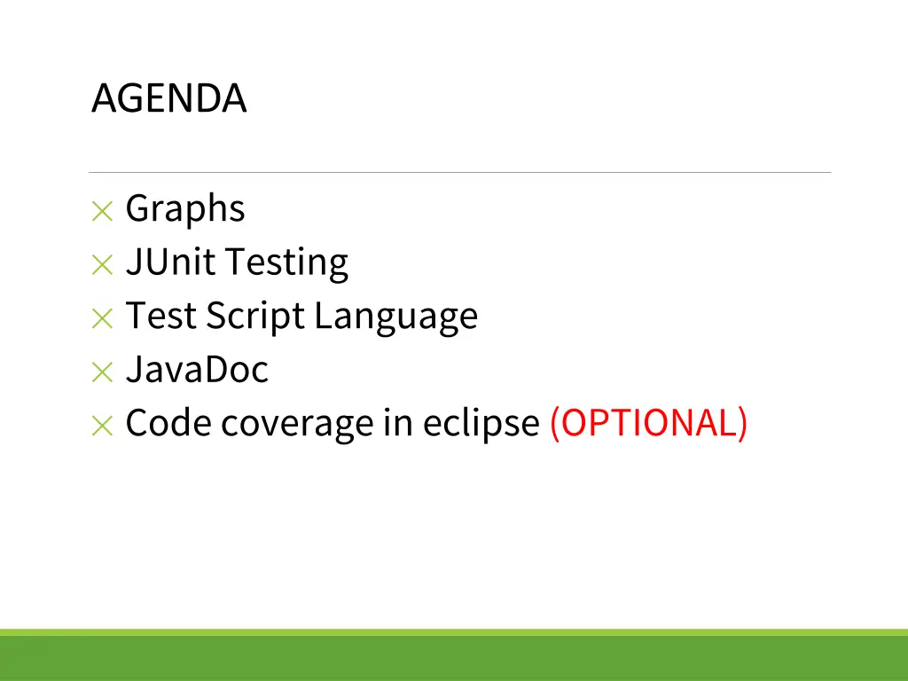 agenda