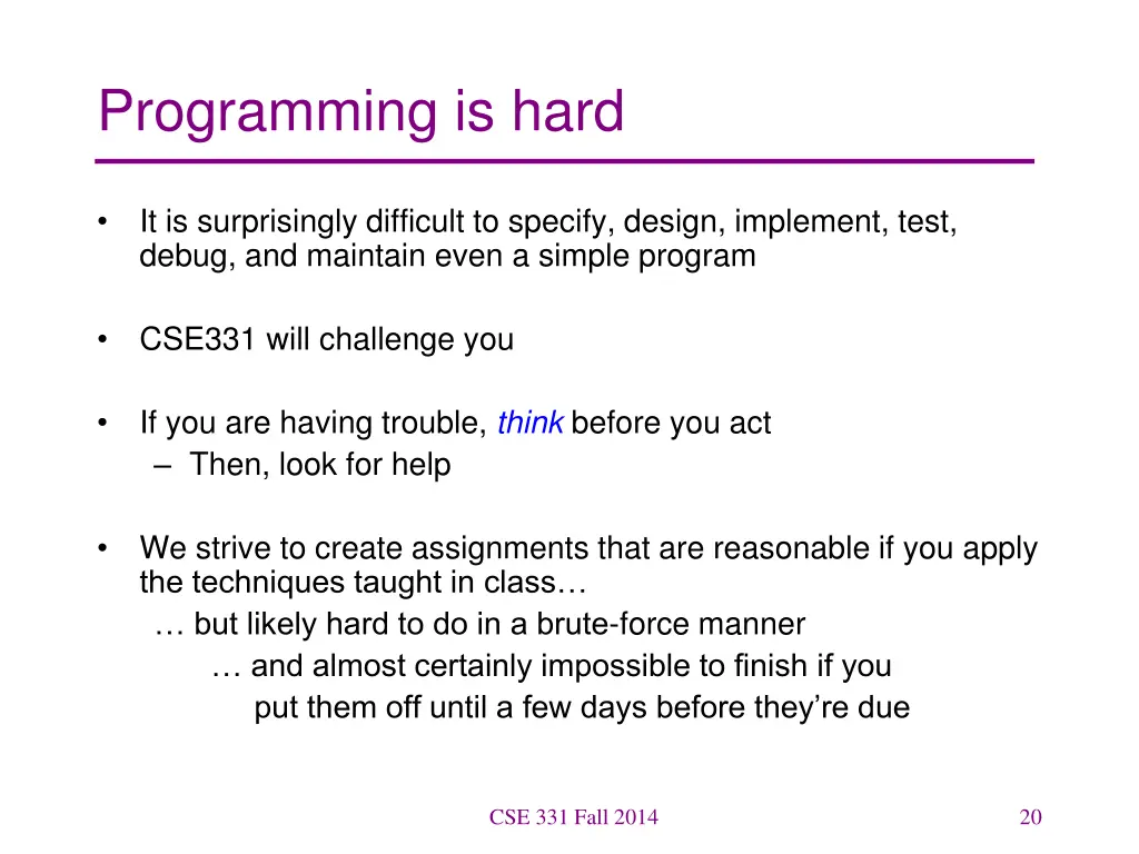 programming is hard