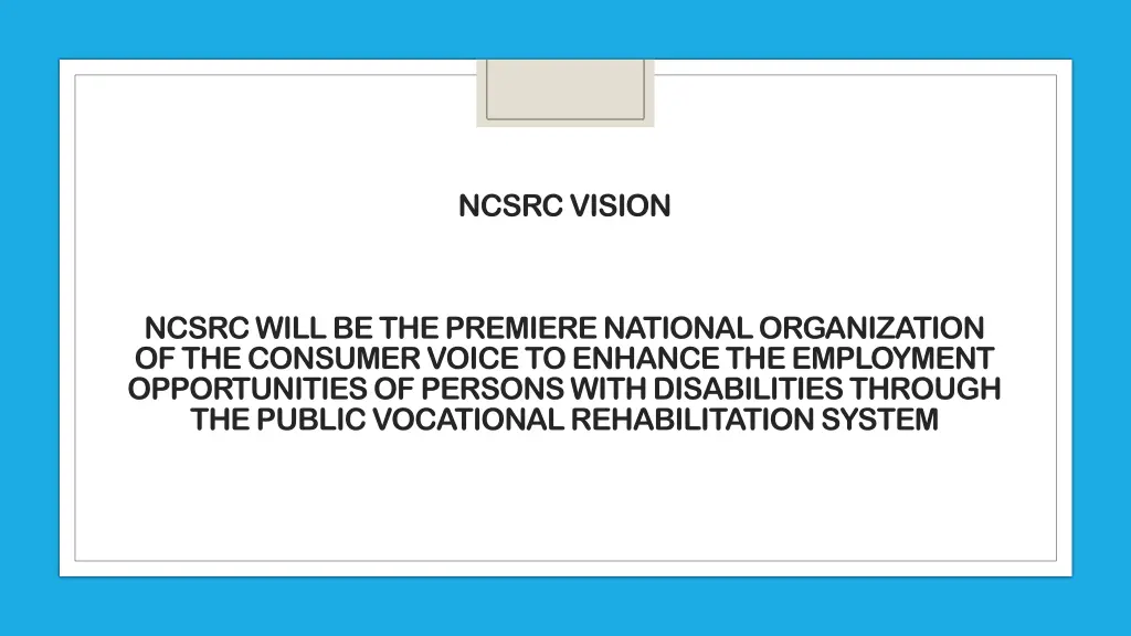 ncsrc vision