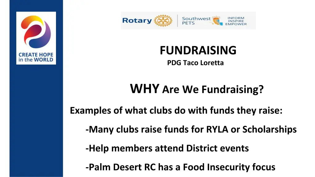 fundraising pdg taco loretta 1