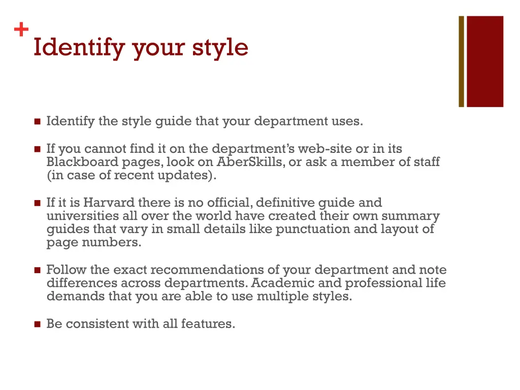 identify your style