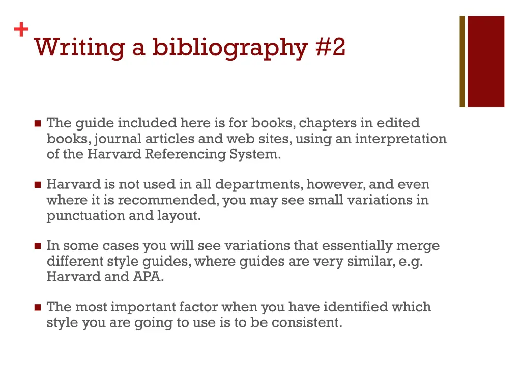 writing a bibliography 2