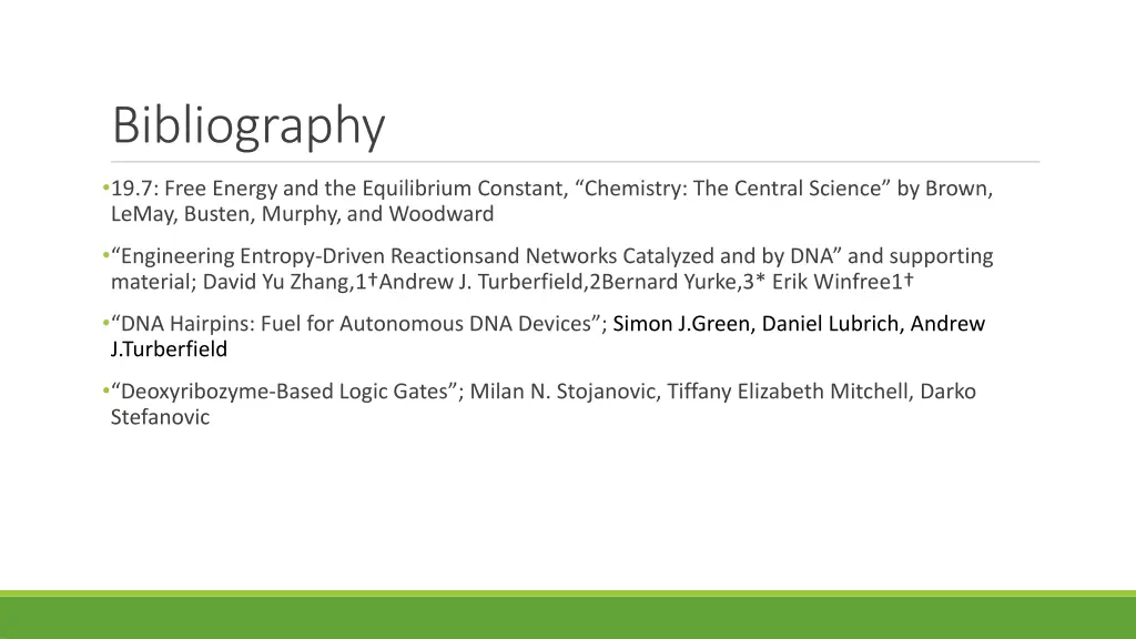 bibliography
