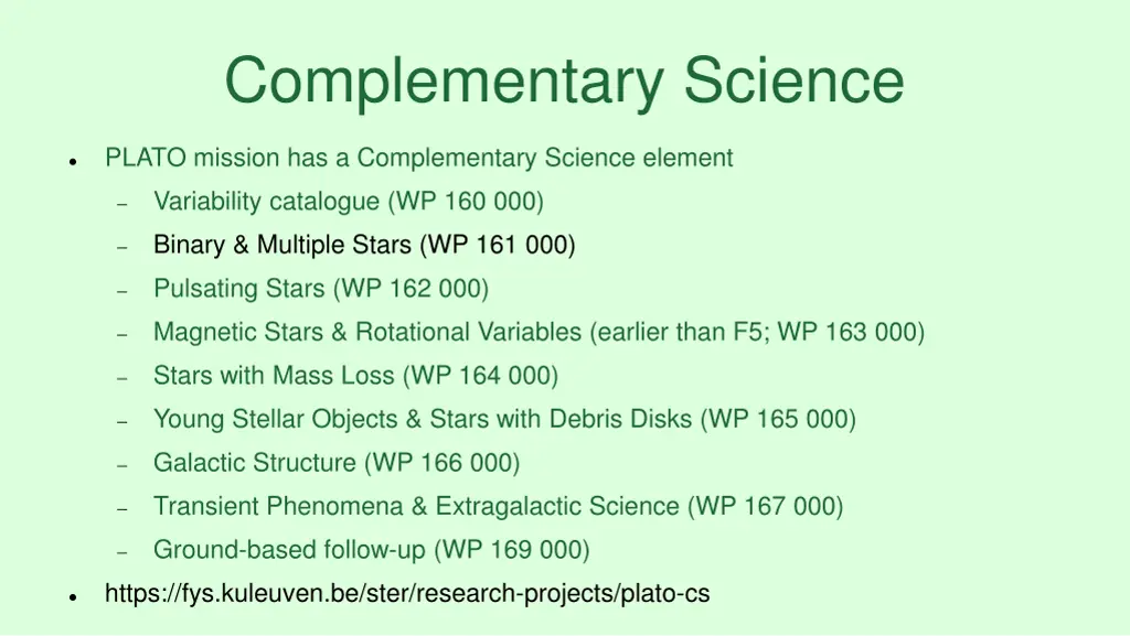complementary science