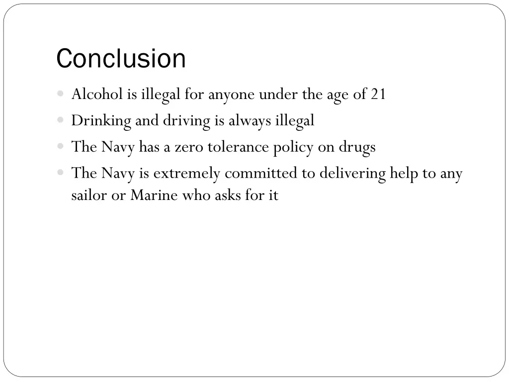 conclusion