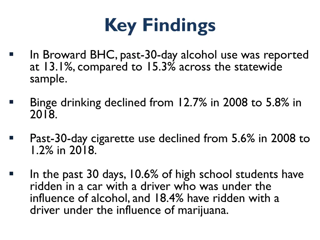 key findings 1