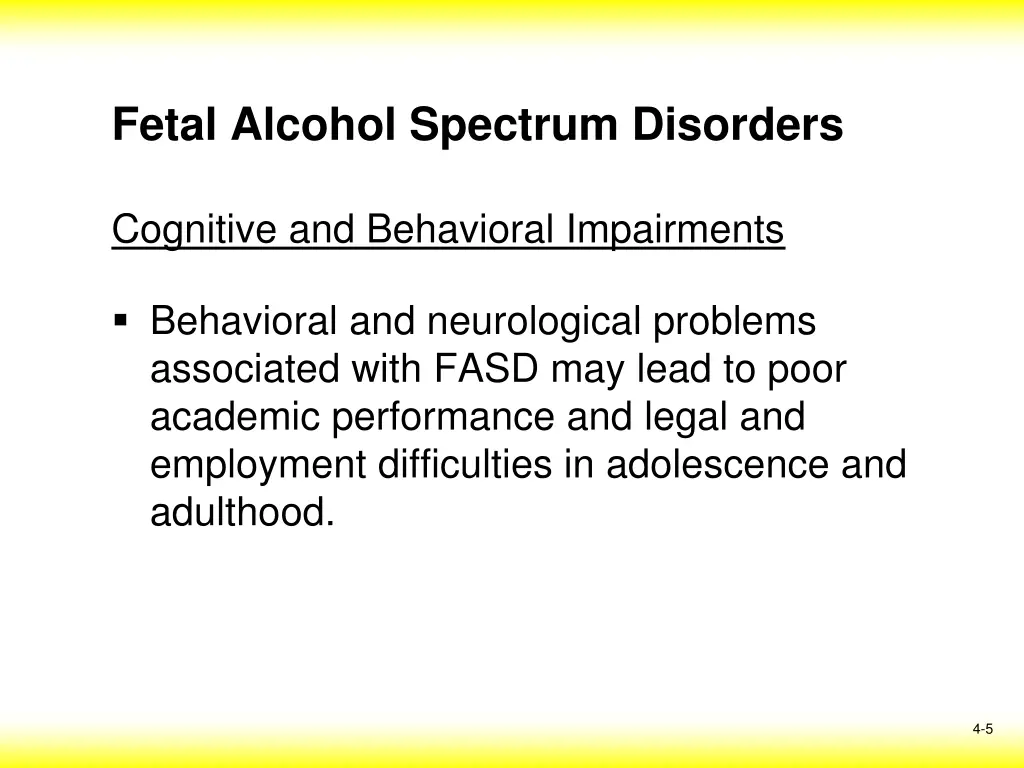 fetal alcohol spectrum disorders 1