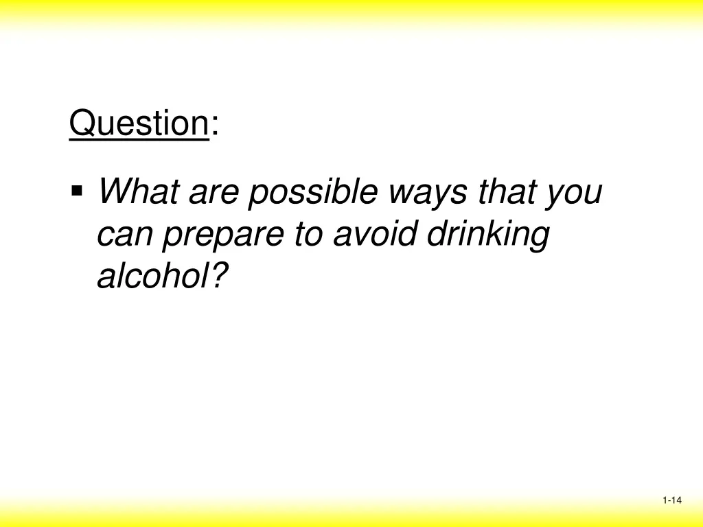 question 1