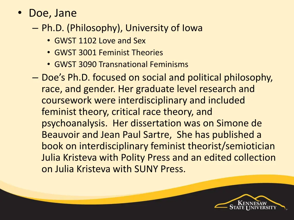 doe jane ph d philosophy university of iowa gwst