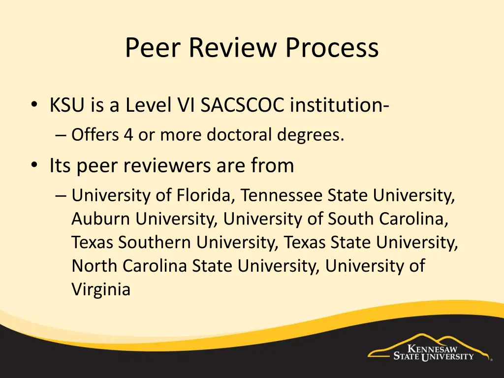 peer review process