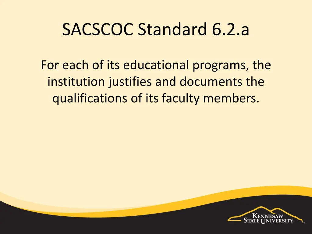 sacscoc standard 6 2 a