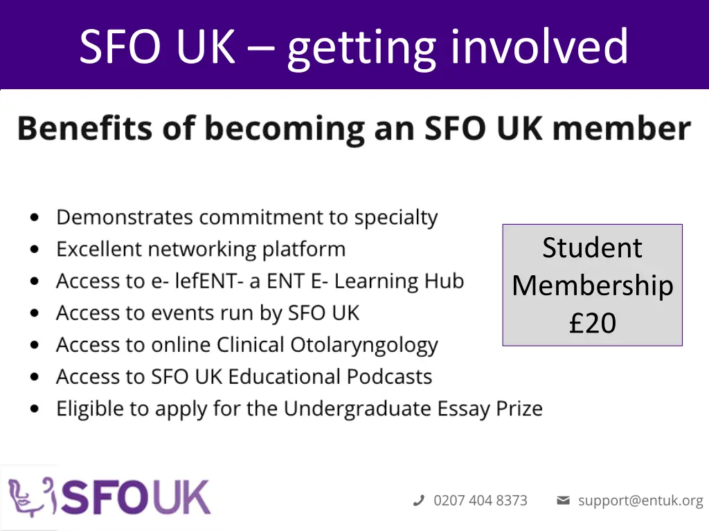 sfo uk getting involved