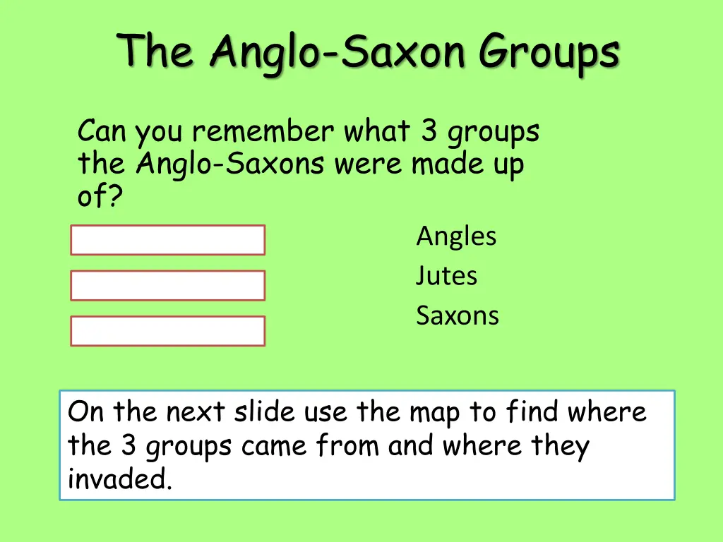 the anglo saxon groups
