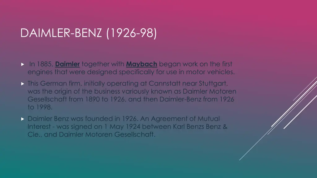 daimler benz 1926 98