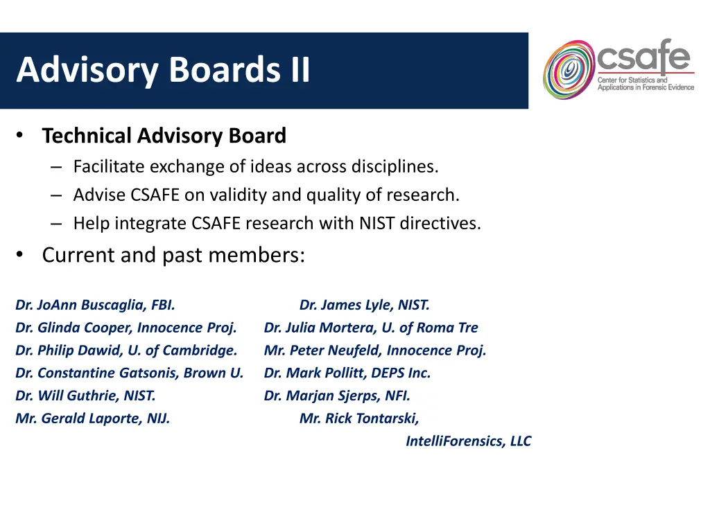 advisory boards ii