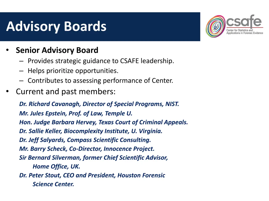 advisory boards