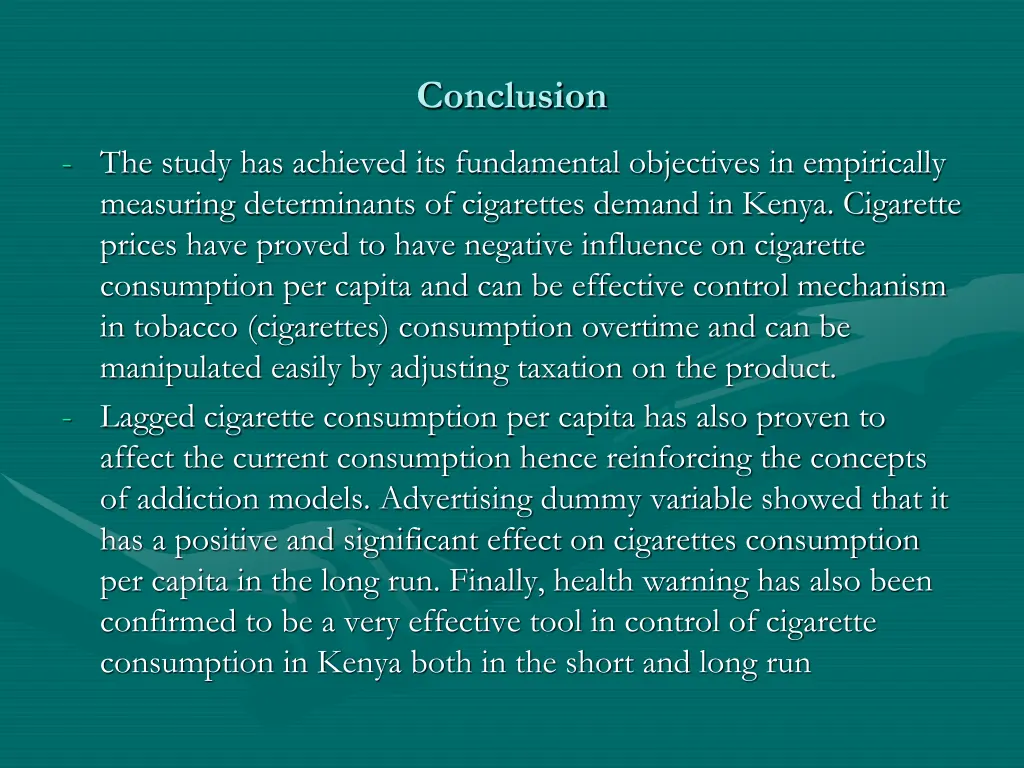 conclusion 1