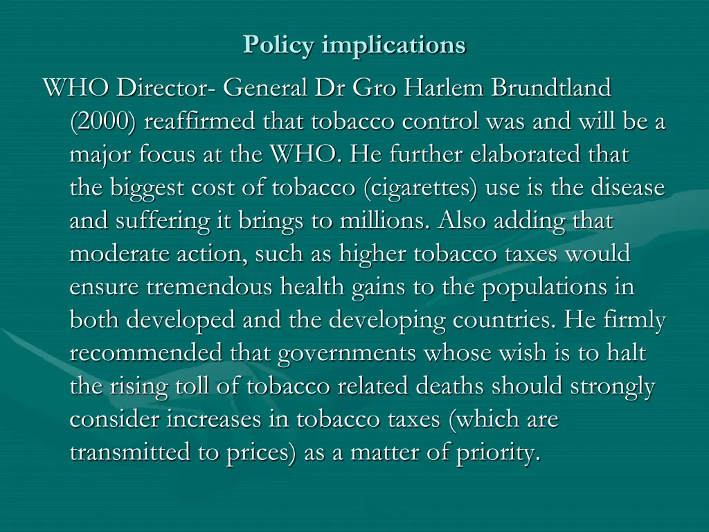 policy implications 3