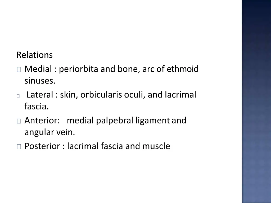 relations medial periorbita and bone