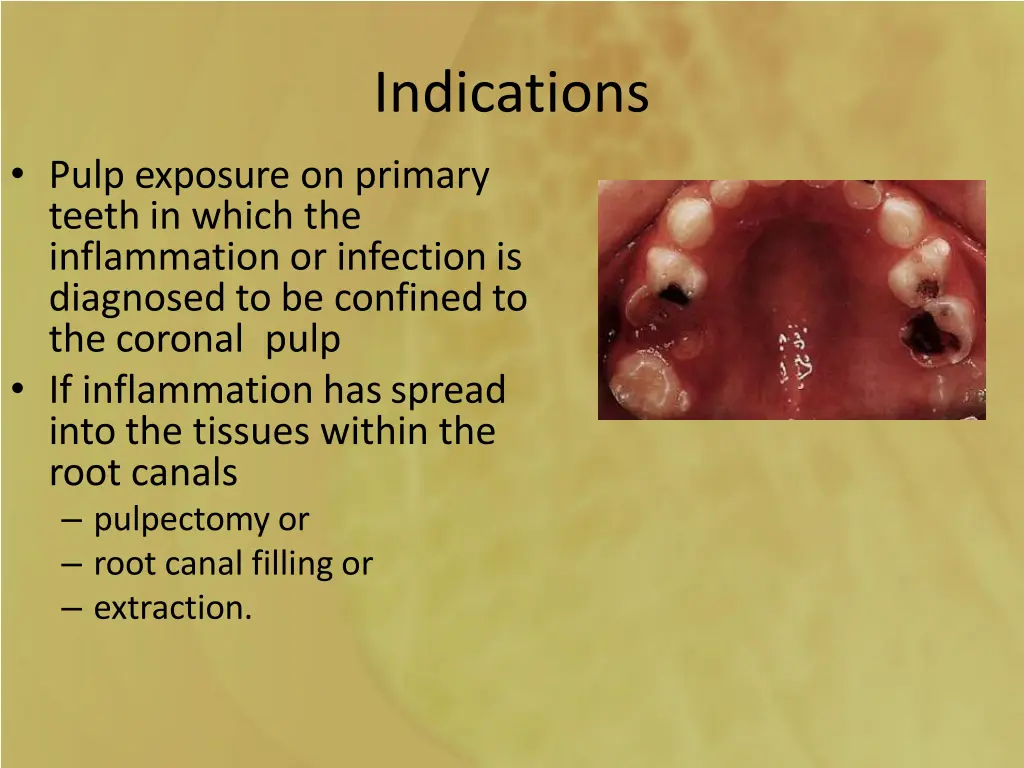 indications