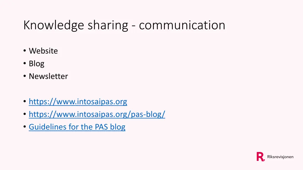 knowledge sharing communication